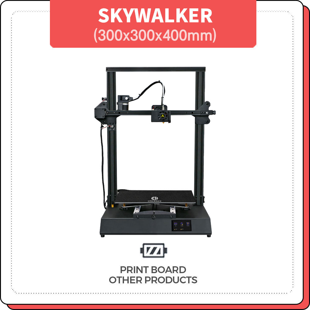 프린트보드 SKYWALKER 3D 프린터 300x300x400mm 프린트보드 SKYWALKER 3D 프린터 300x300x400mm