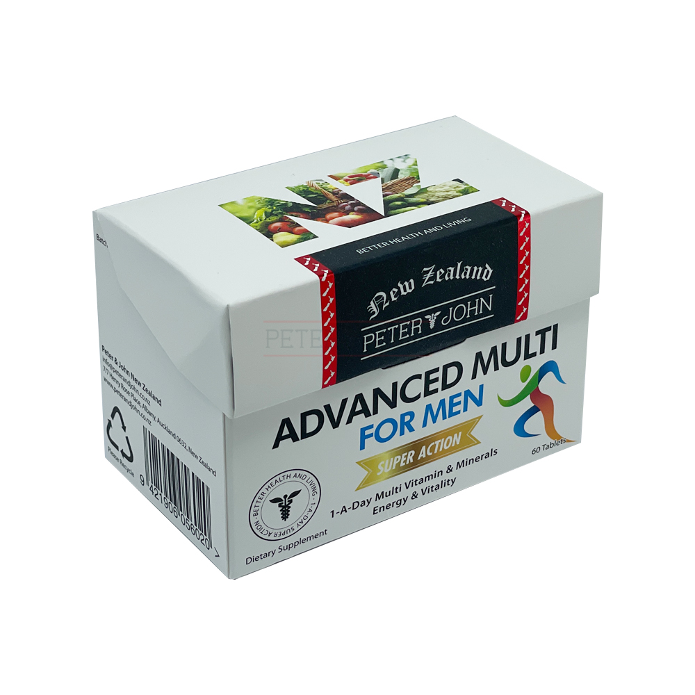 피터앤존 남성용 고급 멀티비타민 60캡슐