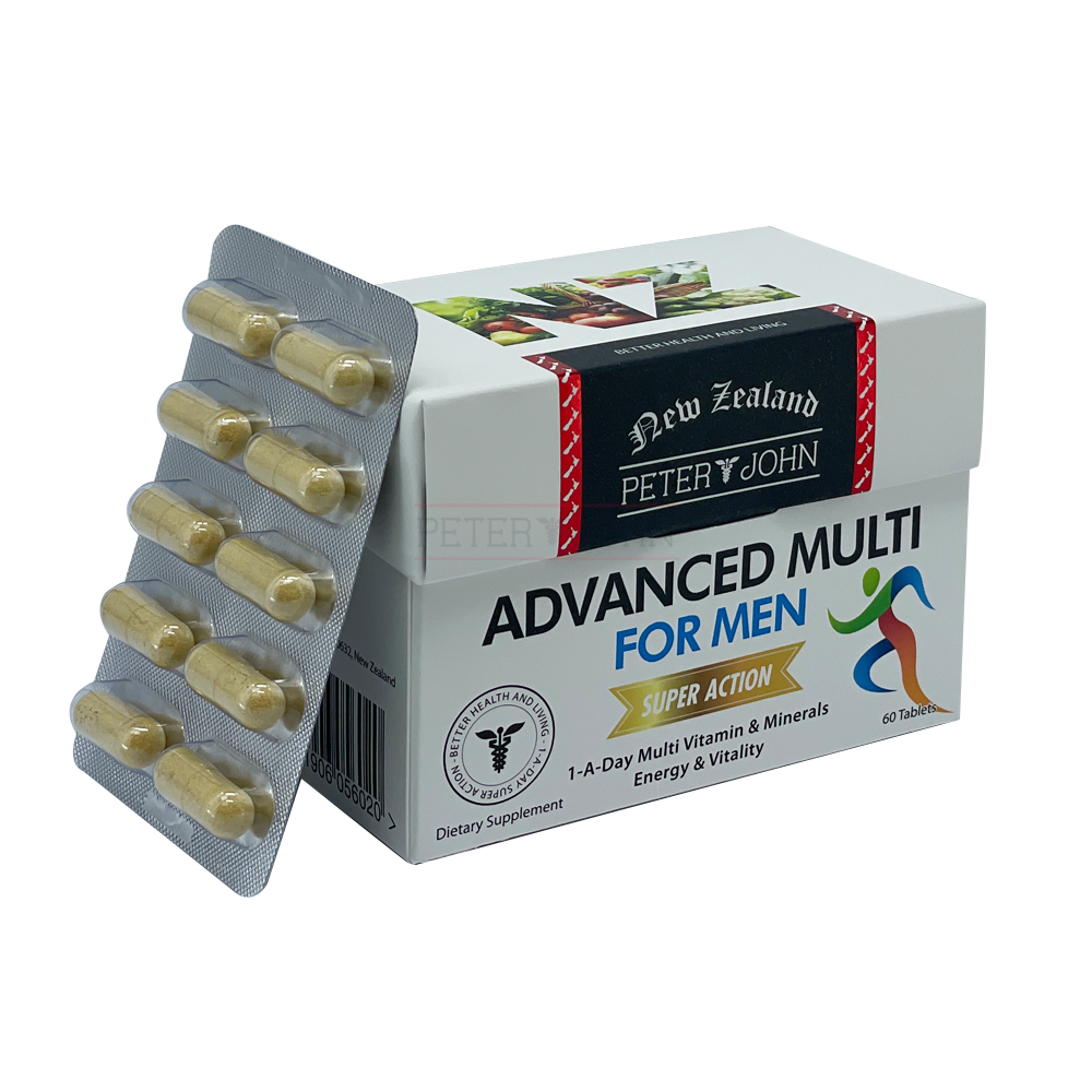 피터앤존 남성용 고급 멀티비타민 60캡슐