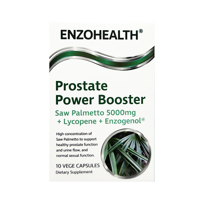 엔조 헬스 전립선 파워 부스터 / 쏘팔메토 5000mg + 라이코펜 + 엔조제놀 10캡슐(사은품용)
