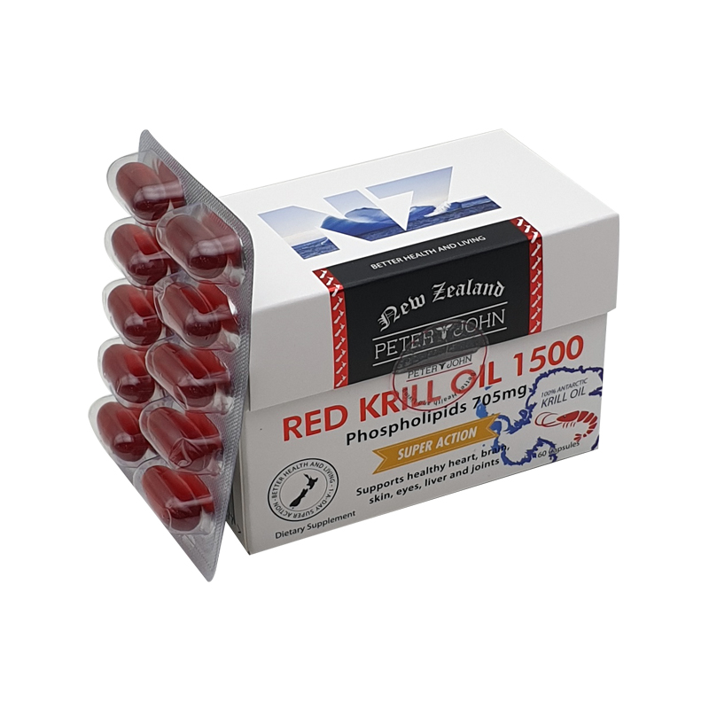 피터앤존 레드크릴 오일 1500 60캡슐