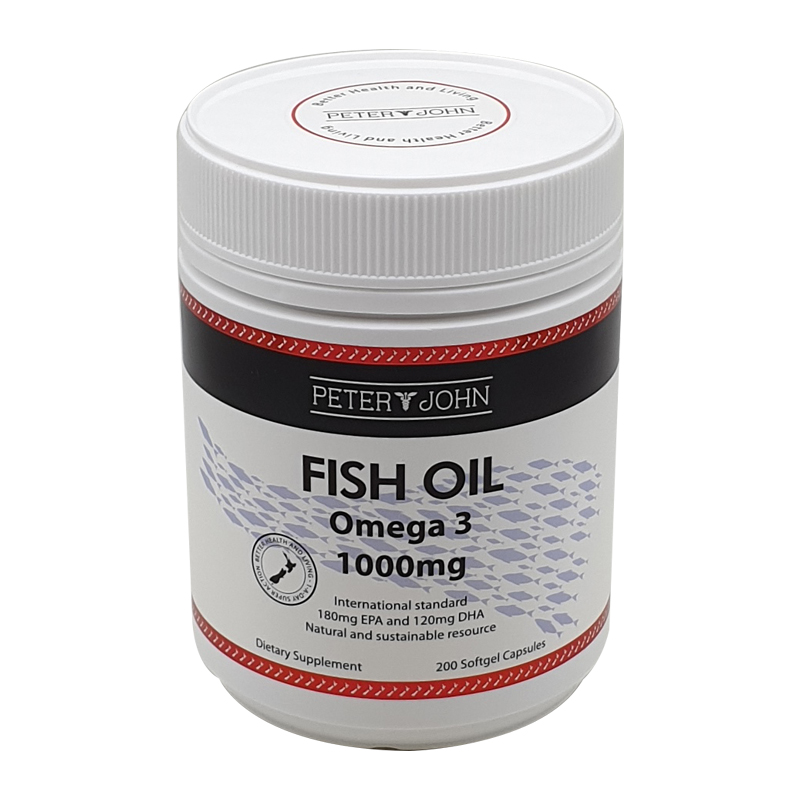 피터앤존 피쉬 오일 오메가 3 1000mg 200캡슐