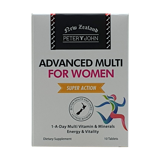 피터앤존 여성용 고급 멀티비타민 10캡슐