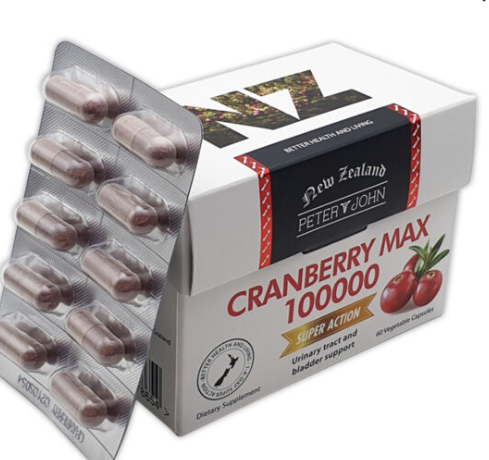 피터앤존 크랜베리 맥스 100000 60캡슐 [원산지:뉴질랜드]