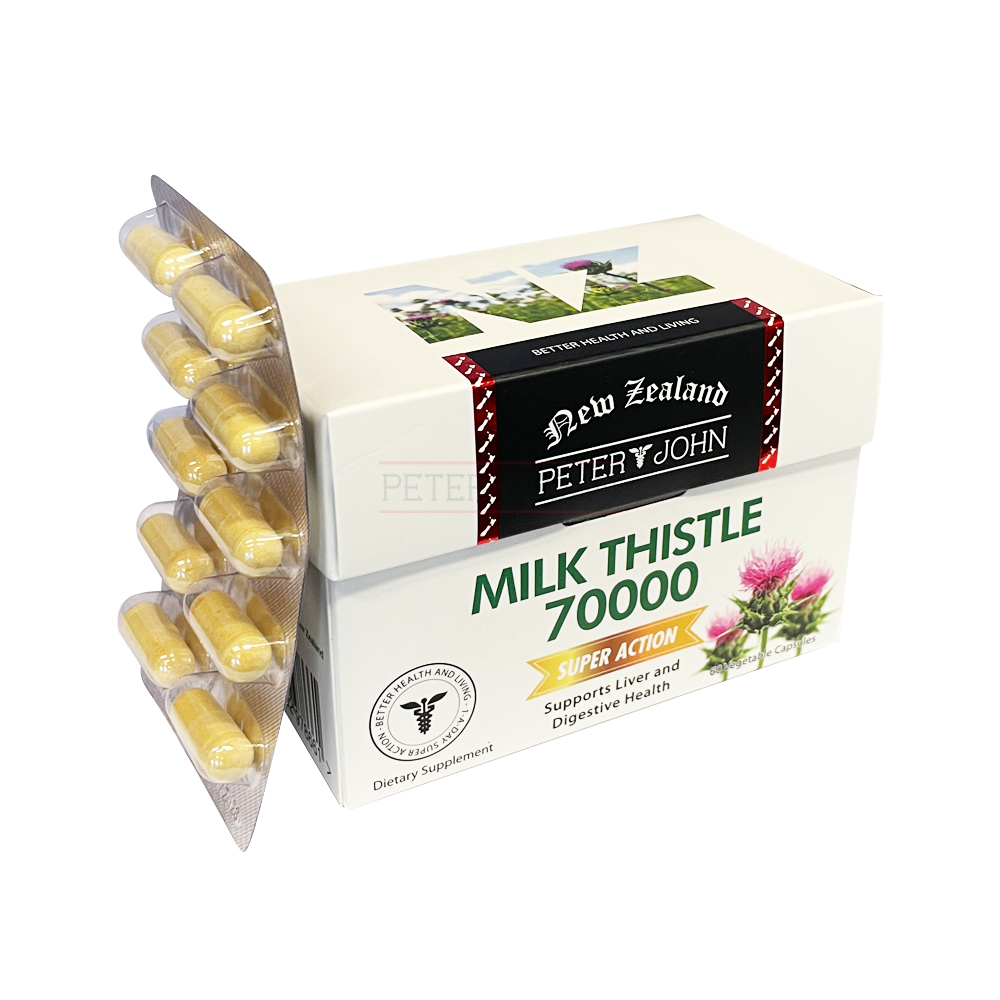 피터앤존 밀크씨슬 70000mg 60식물성 캡슐