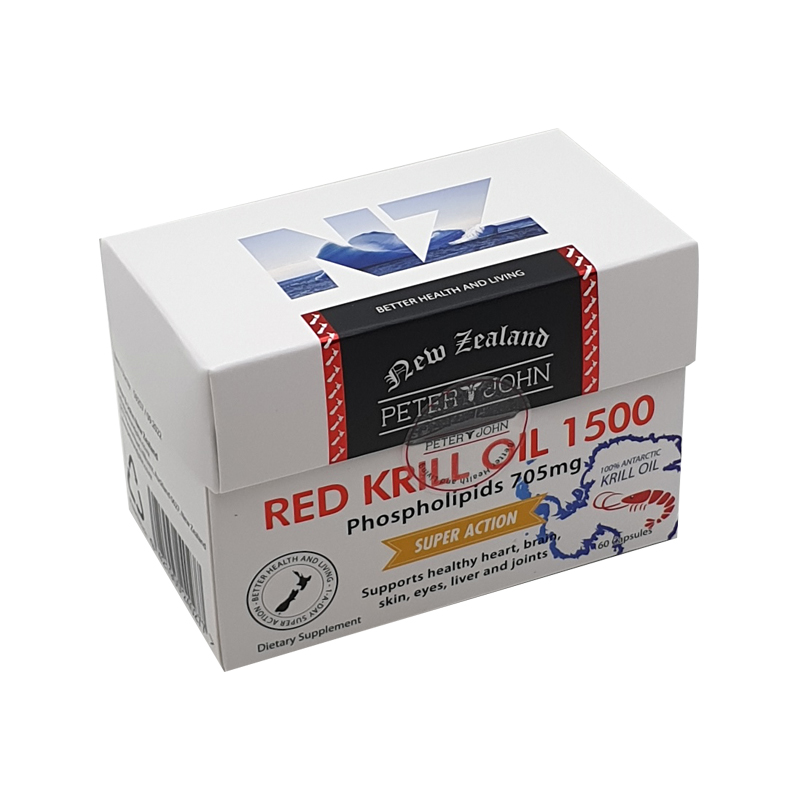 피터앤존 레드크릴 오일 1500 60캡슐