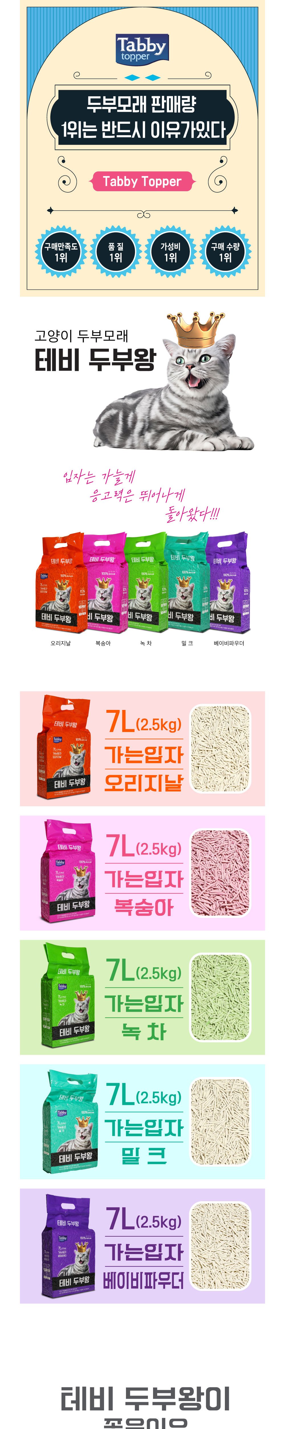 고양이 두부 모래 두부 비지 모래 반려동물 가는 먼지 없는 응고력 탈취 반려묘 흡수력 복숭아 화장실 상세 이미지 1