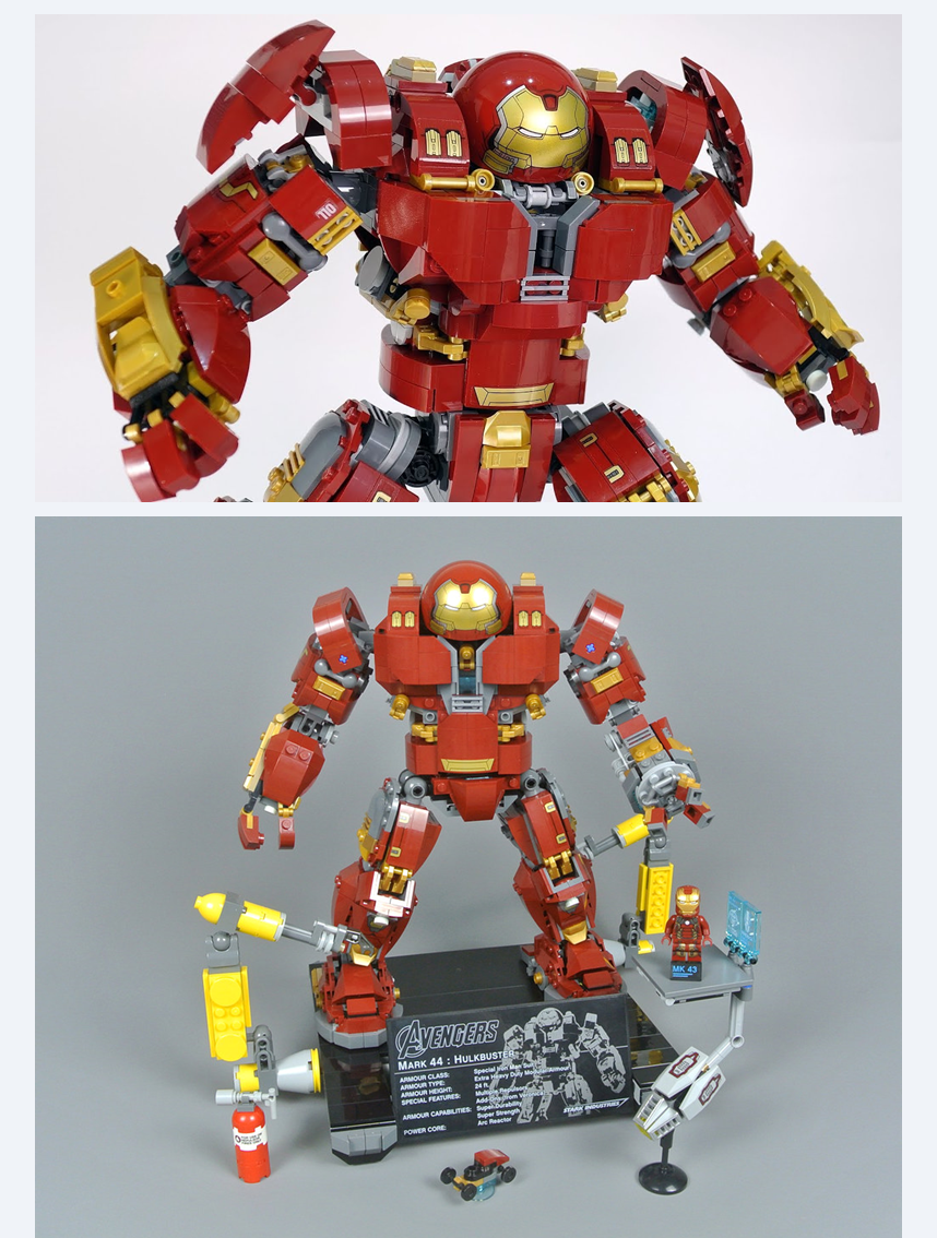 레고호환 슈퍼히어로즈 아이언맨 헐크버스터 울트론 에디션 76105 SY1041 07101