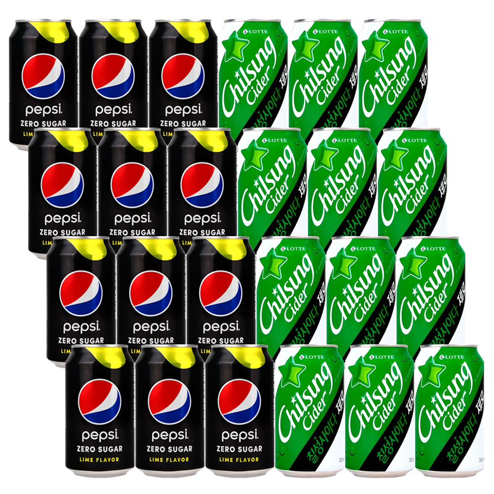 펩시콜라 제로 355ml 12입+ 칠성사이다 제로 355ml 12입.jpg