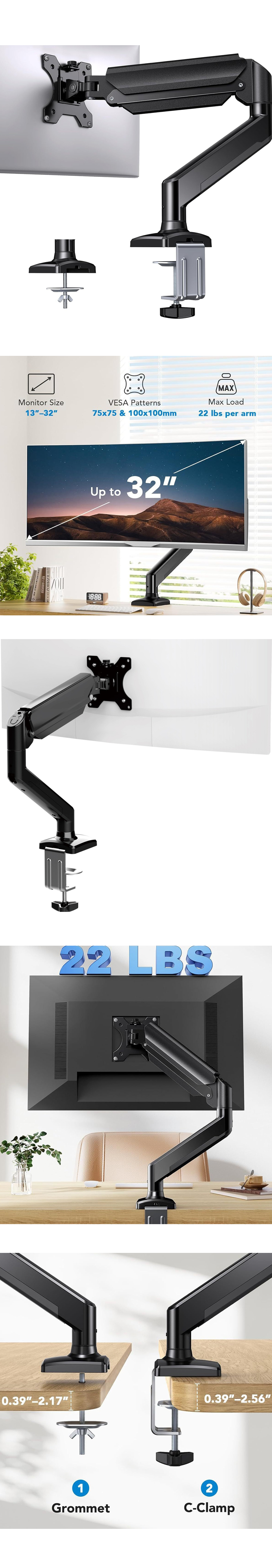 카멜 모니터암 CA1 싱글 모니터거치대.jpg