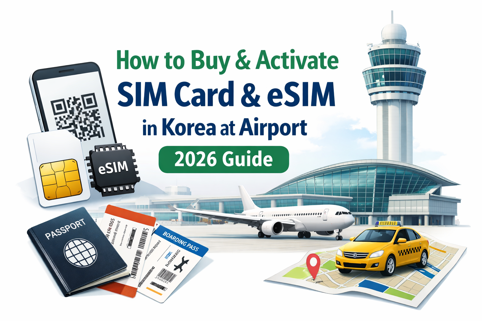 How to Buy and Activate SIM Card & eSIM in Korea at Airport 2026 Guide