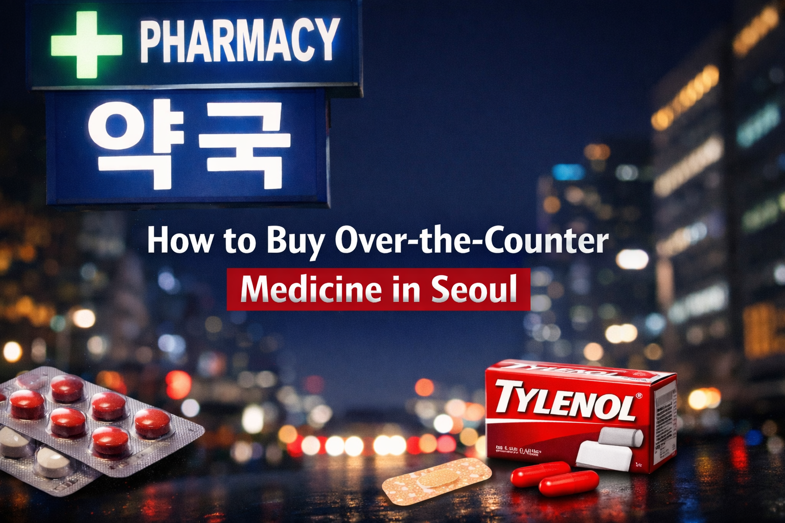 How to Buy Over-the-Counter Medicine in Seoul