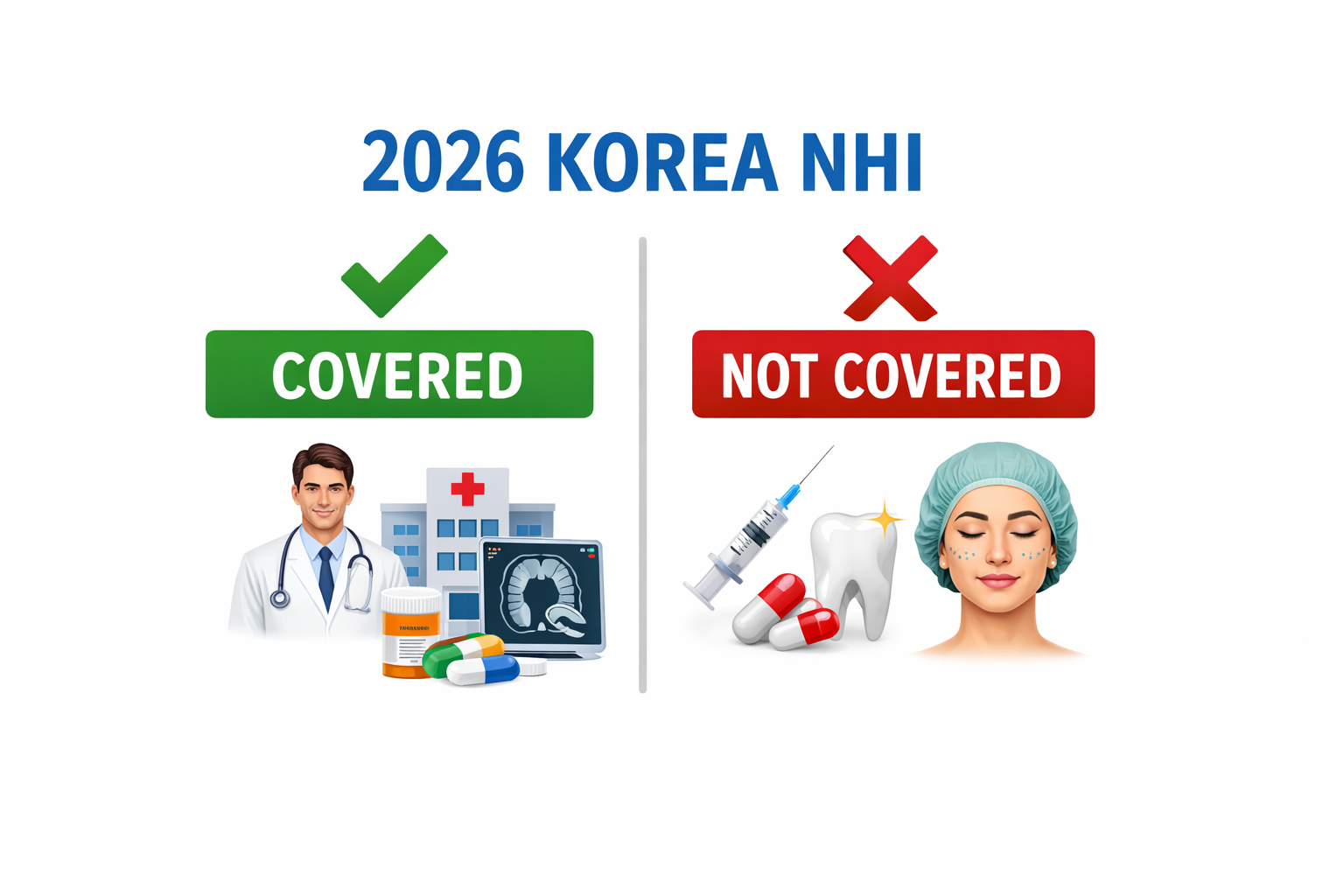 2026 NHI Coverage Guide for Foreigners in Korea