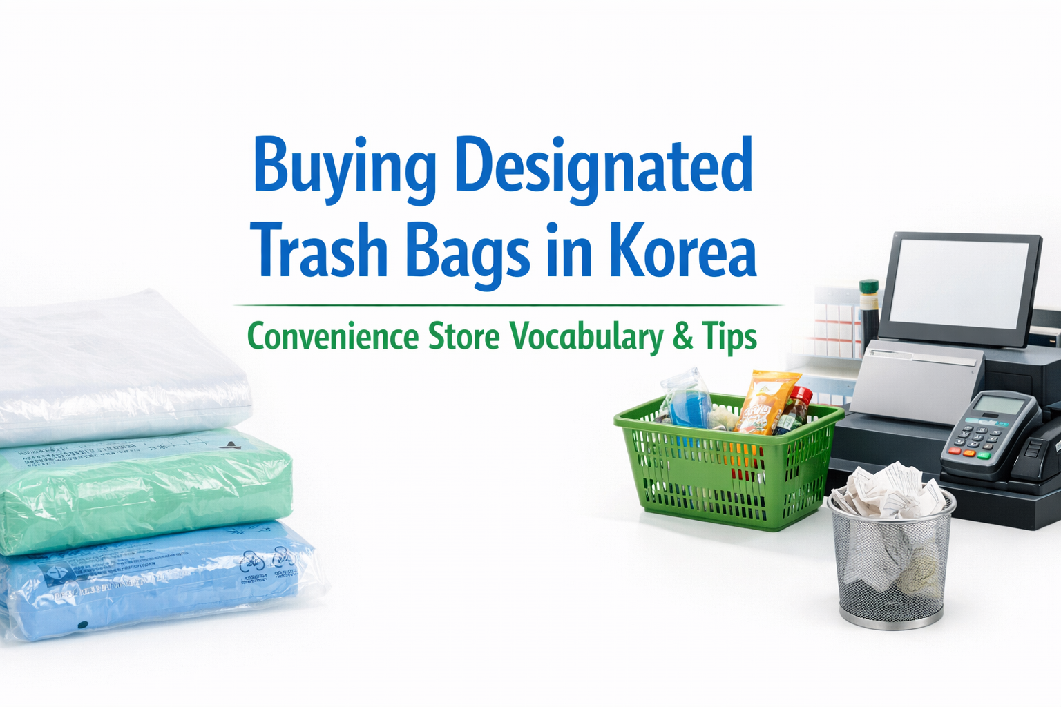 Buying Designated Trash Bags in Korea Guide