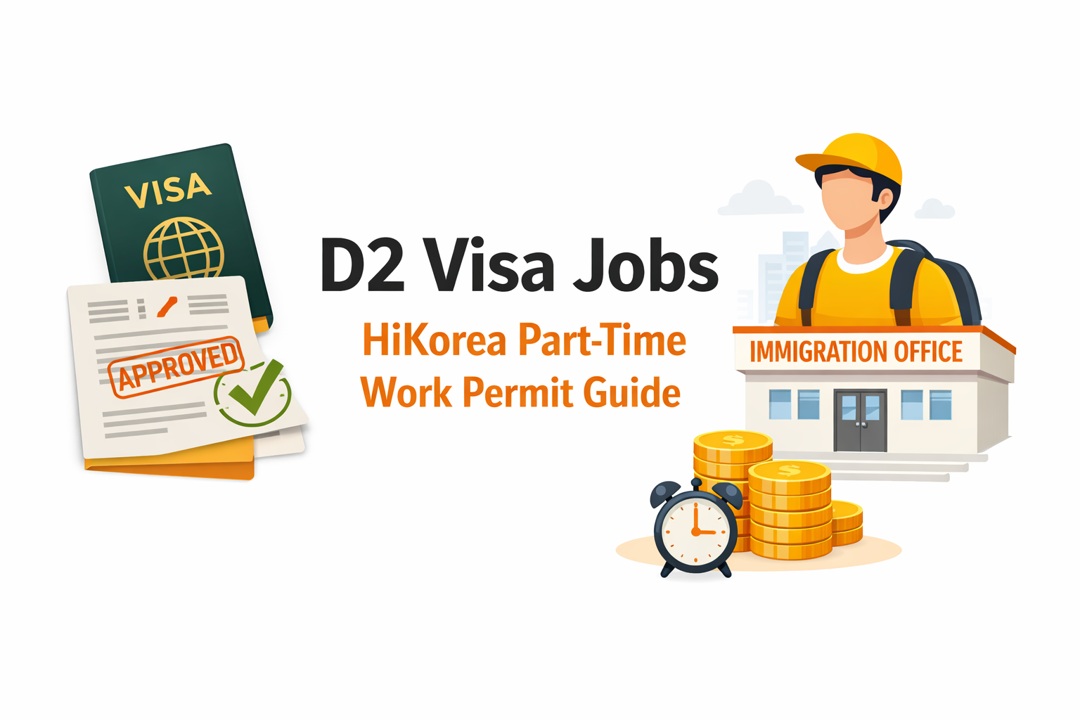 D2 Visa Jobs HiKorea Part-Time Work Permit Guide