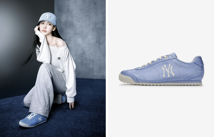 Korean designer sneakers spring 2026 - clean retro silhouettes on a minimal Seoul backdrop