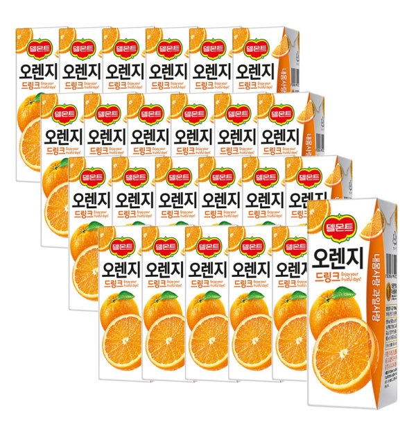 델몬트 오렌지 드링크 190ml 24팩 2박스.jpg