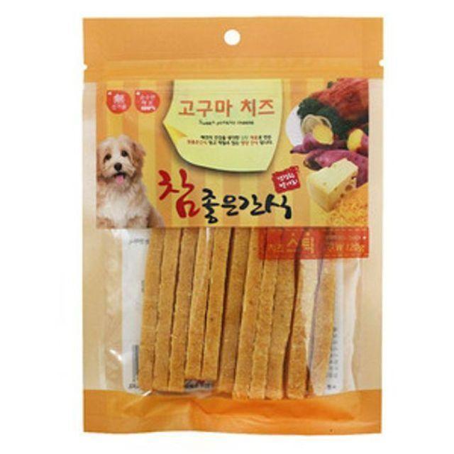 강아지간식 애견간식 고구마치즈 120g 참좋은 스틱