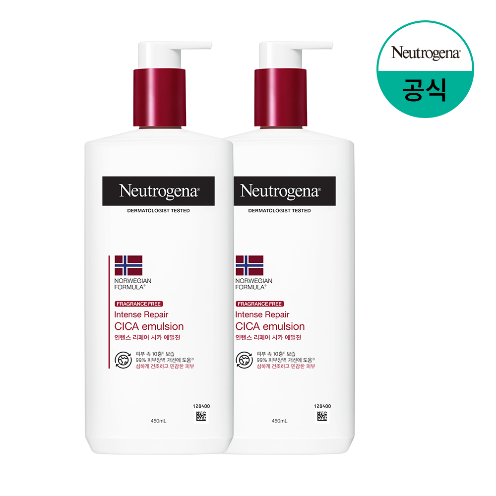 뉴트로지나 인텐스 리페어 시카 에멀젼 450ml x2