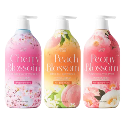 [해피바스]무료배송 특가! 블로썸 퍼퓸 바디워시 900g 3개 골라담기