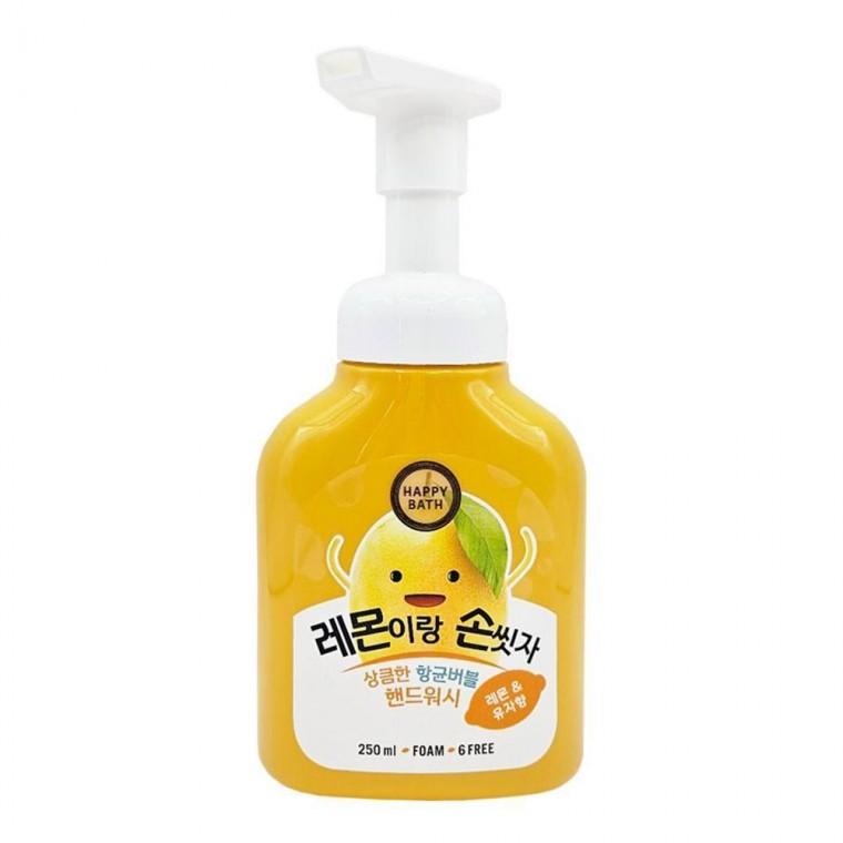 핸드워시 해피바스 레몬이랑 손씻자 버블 250ml