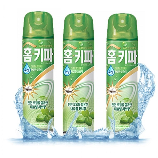 홈키파 수성 허브향 모기에어졸 3개