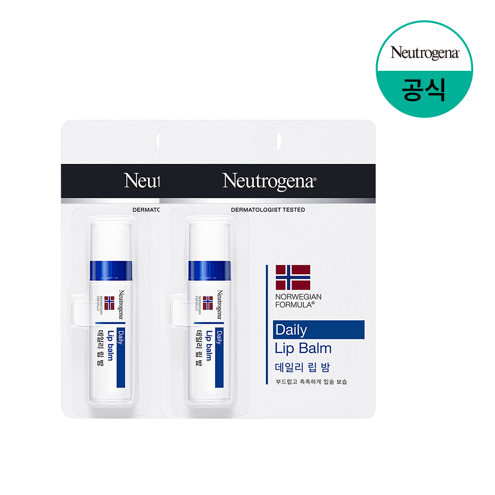 뉴트로지나 데일리 립 밤 4g x2