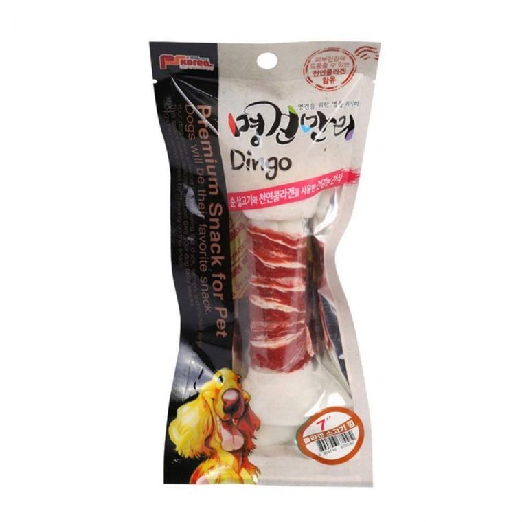 x3개 강아지 7인치 소고기 간식 1p 개껌 애견 딩고껌