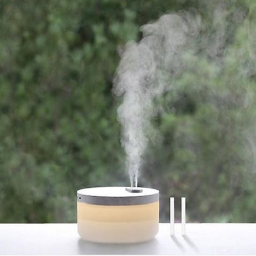 PON 원터치 무드 듀얼 유 무선 미니 가습기 화이트 1000ml 최대 20시간