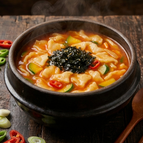 ★30년 전통★ 얼큰수제비 캠핑 간편식 620g